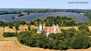 Château de l'Herm: projet de 100 hectares de panneaux photovoltaïques