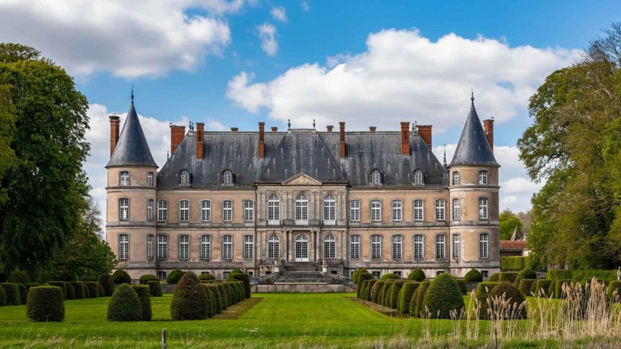 Château d'Haroué à côté de Nancy en Lorraine
