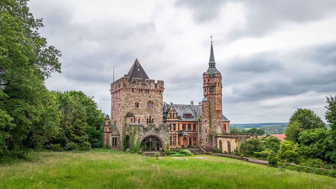 Château de Landonvillers en Moselle à côté de Metz (Lorraine)