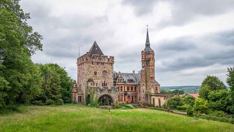Château de Landonvillers en Moselle à côté de Metz (Lorraine)