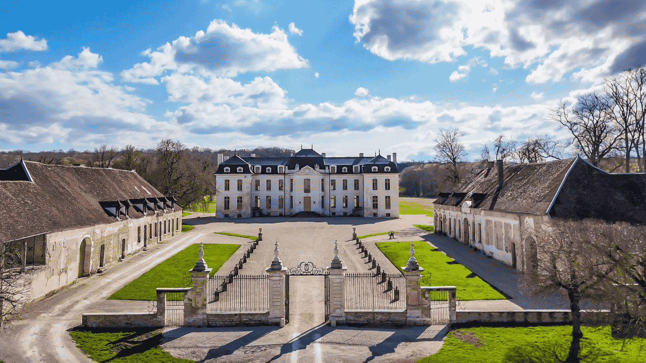 Château de Vaux dans l'Aube.